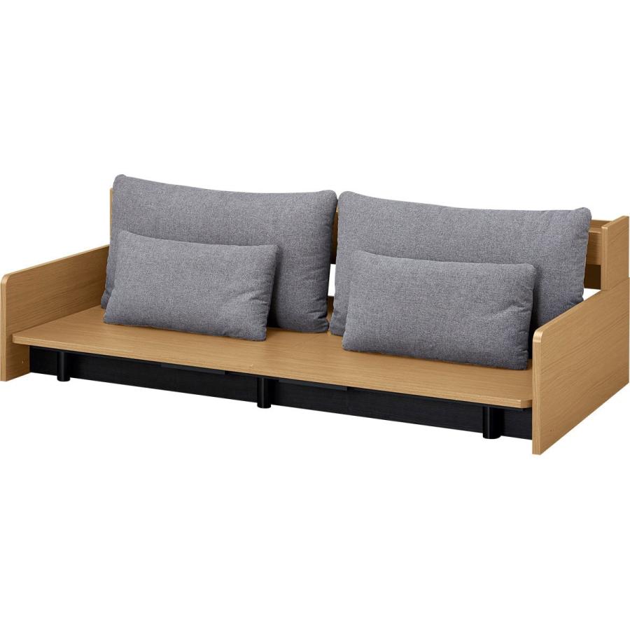 ニトリ（NITORI） 3Way ベッドソファフレーム(B2 マットレス別売り MGY