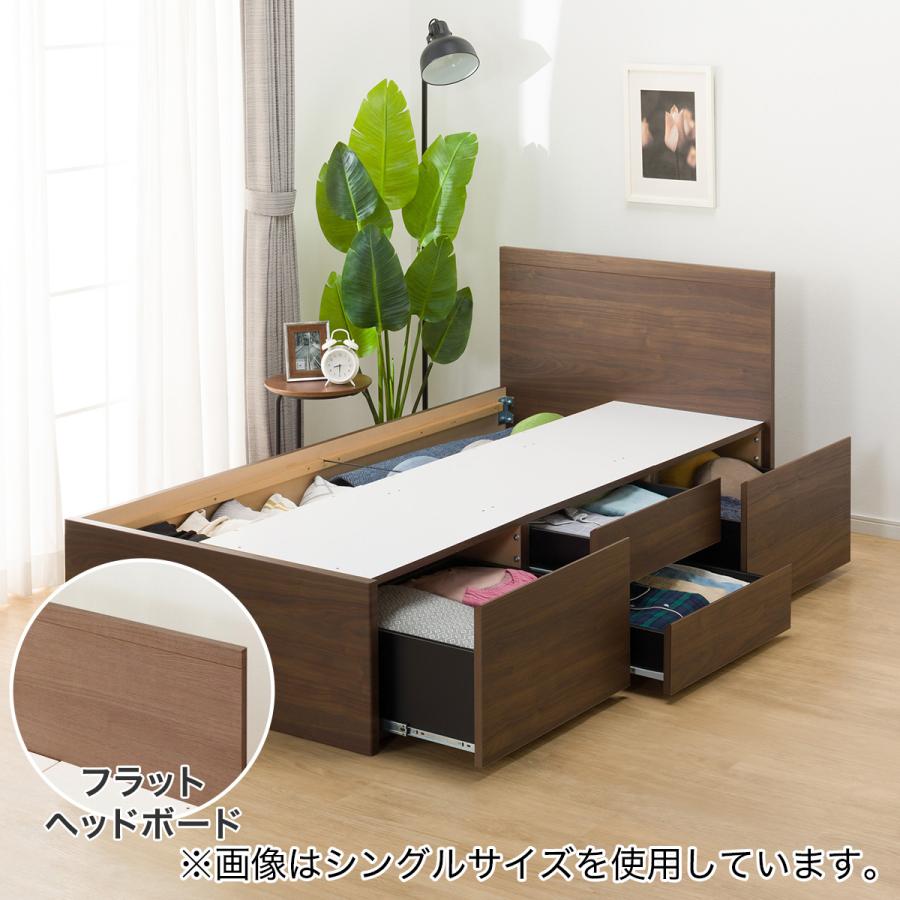 ニトリ／ドライバー無しで組み立てOK】セミダブル 脚付きヘッドレス