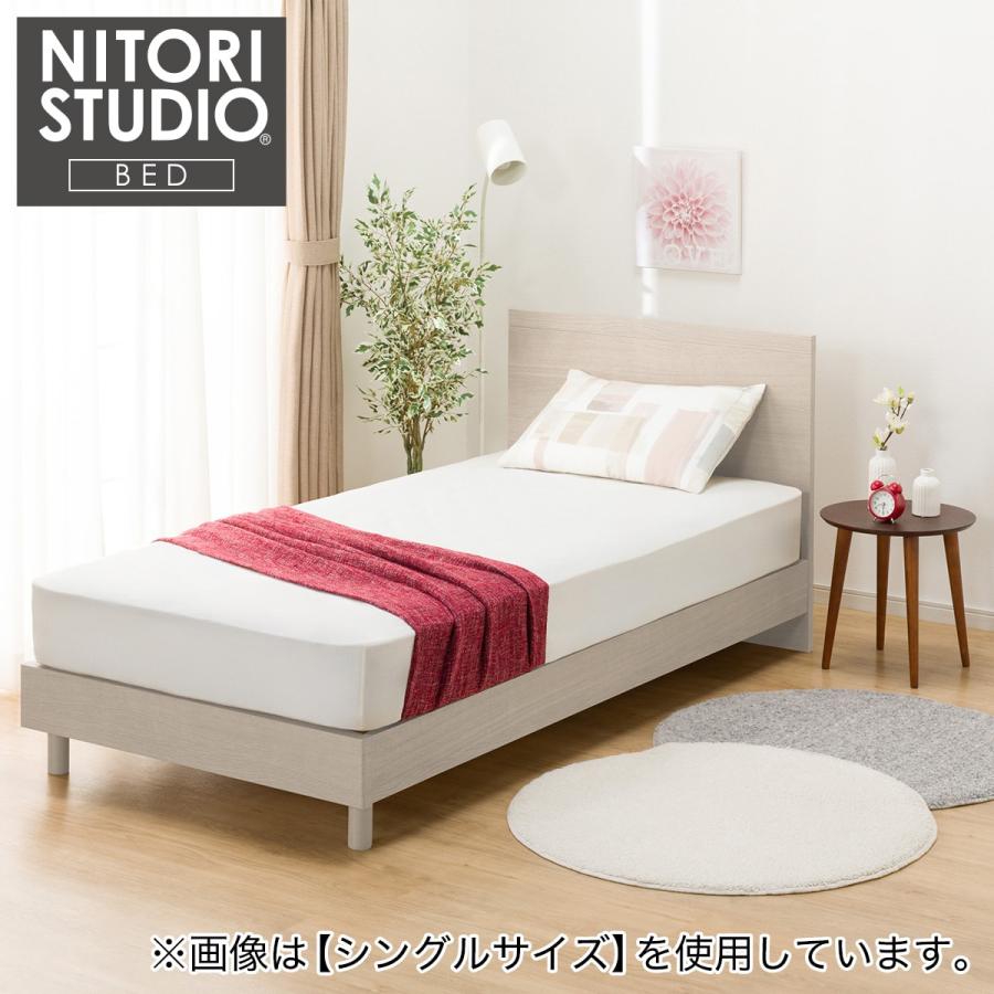 ニトリ（NITORI） クイーンベッドフレーム(NS-001 LEG/LOW すのこ GY