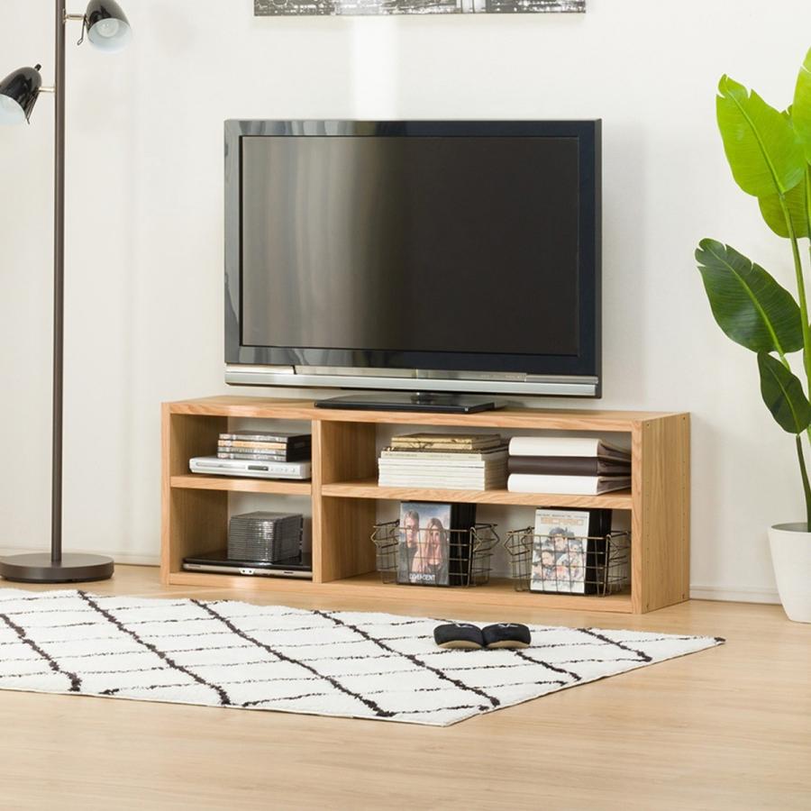 ニトリ（NITORI） 幅125 ローボード コネクト120-1セット LBR テレビ台