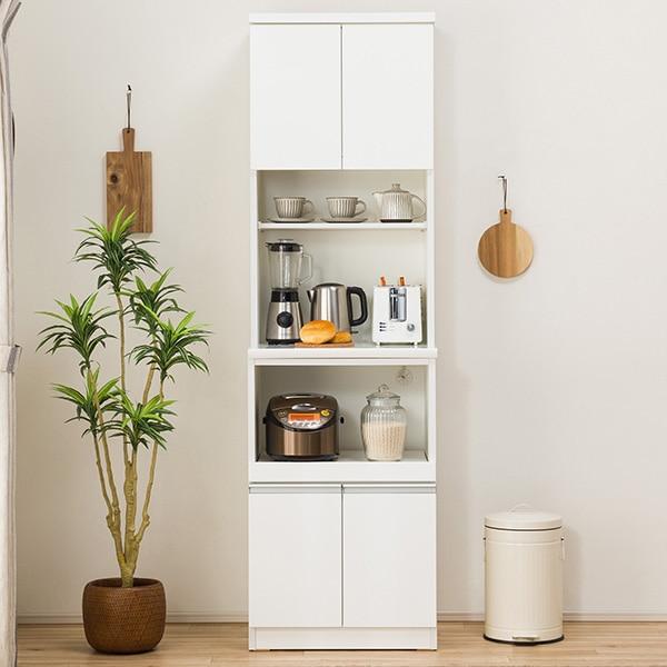 ニトリ（NITORI） 幅60cm キッチンボード(レジューム 60TF-H WH/60TH