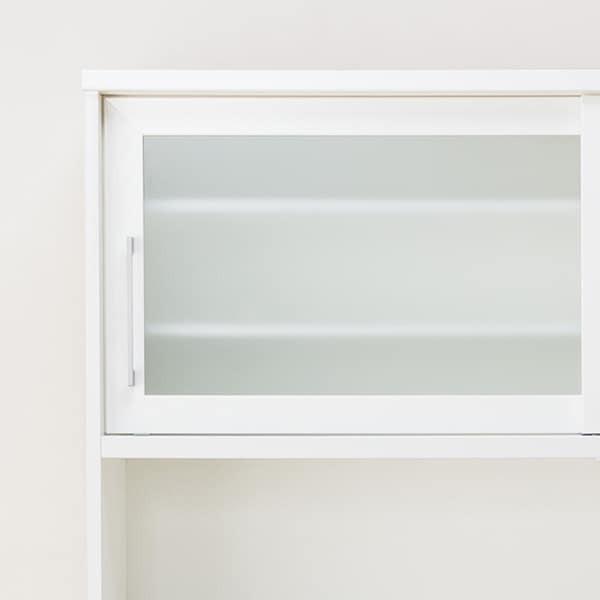 ニトリ（NITORI） 幅150cm 食器棚(レジューム 150TG-S WH/150TH-R WH