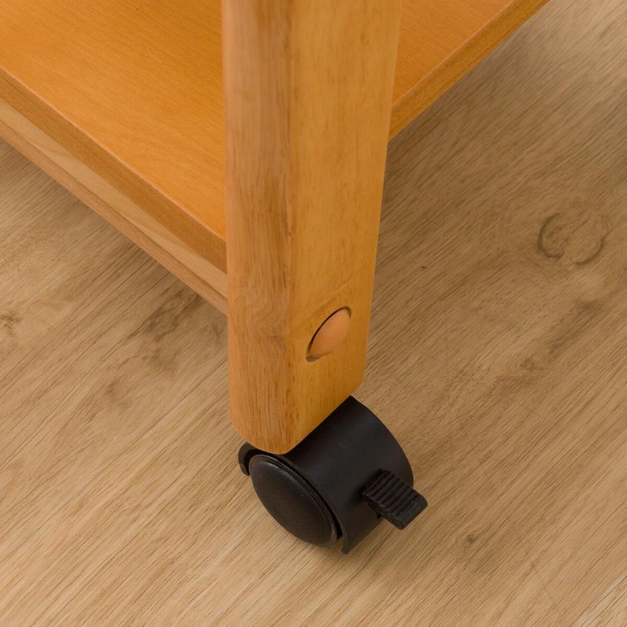 ニトリ（NITORI） ワゴン(アルナスDF 80 LBR) キッチンワゴン キッチン