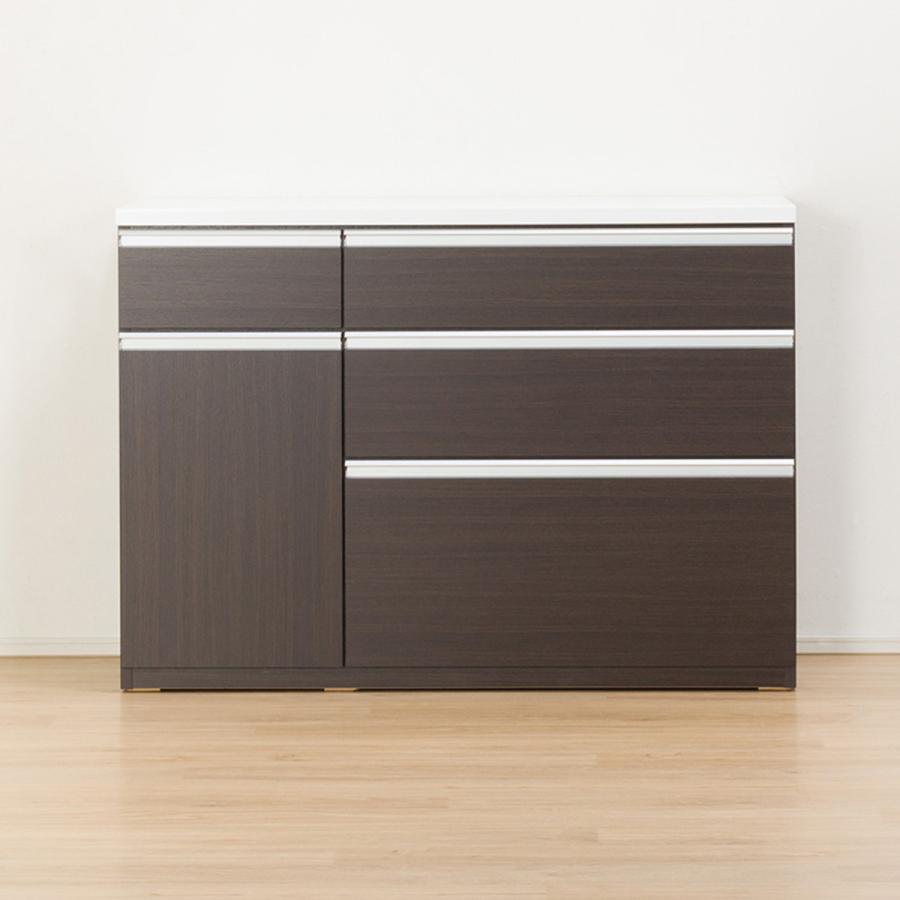 ニトリ（NITORI） キッチンカウンター(キュリー2 120CT DBR) キッチン