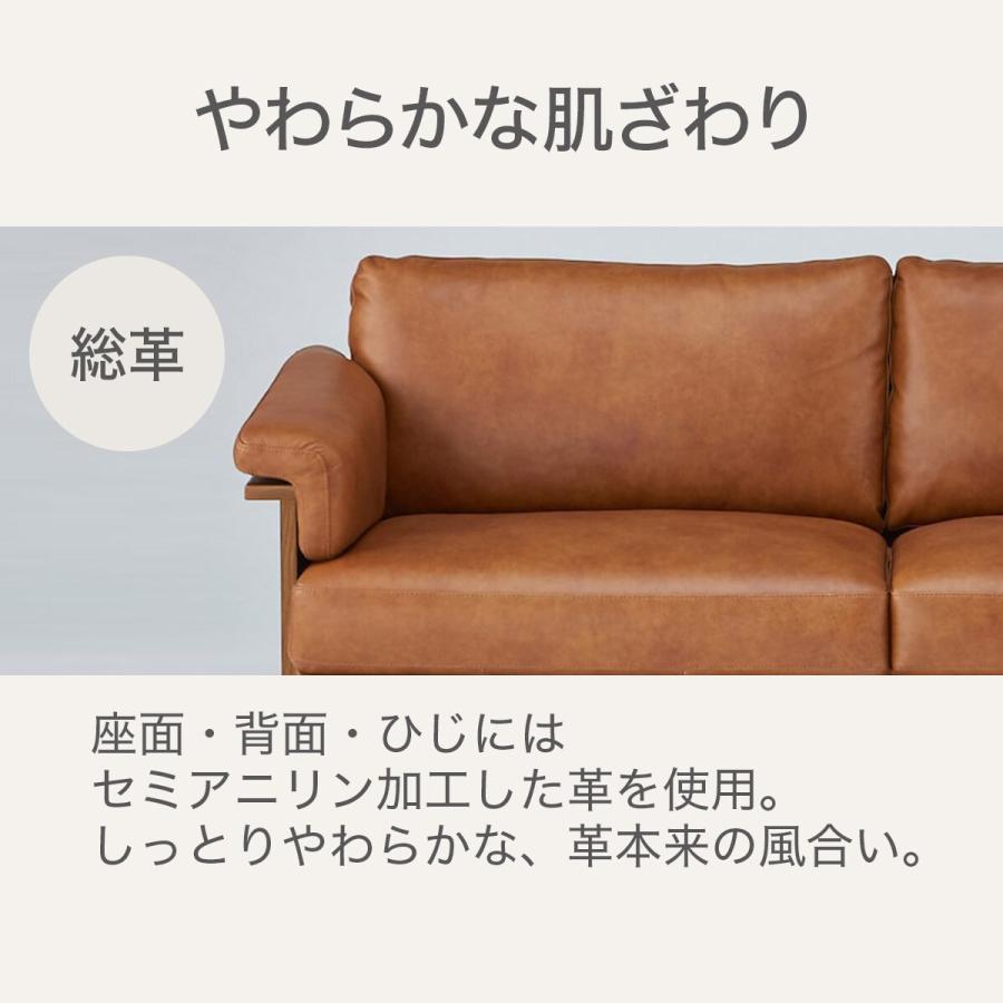 ニトリ（NITORI） ソファー ソファ 3人掛け ANV001キャメル(Living in