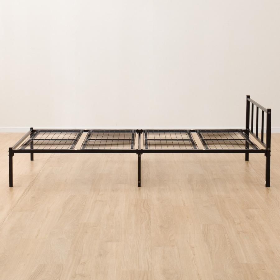 ニトリ シングルパイプベッド バジーナ F3 BK IKEA 無印良品 シングル