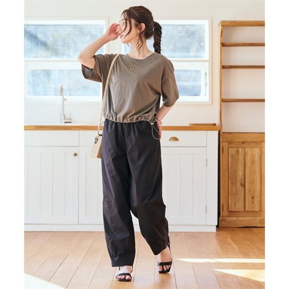 ニッセン（nissen） ワイドパンツ 大きいサイズ レディース ストレッチ