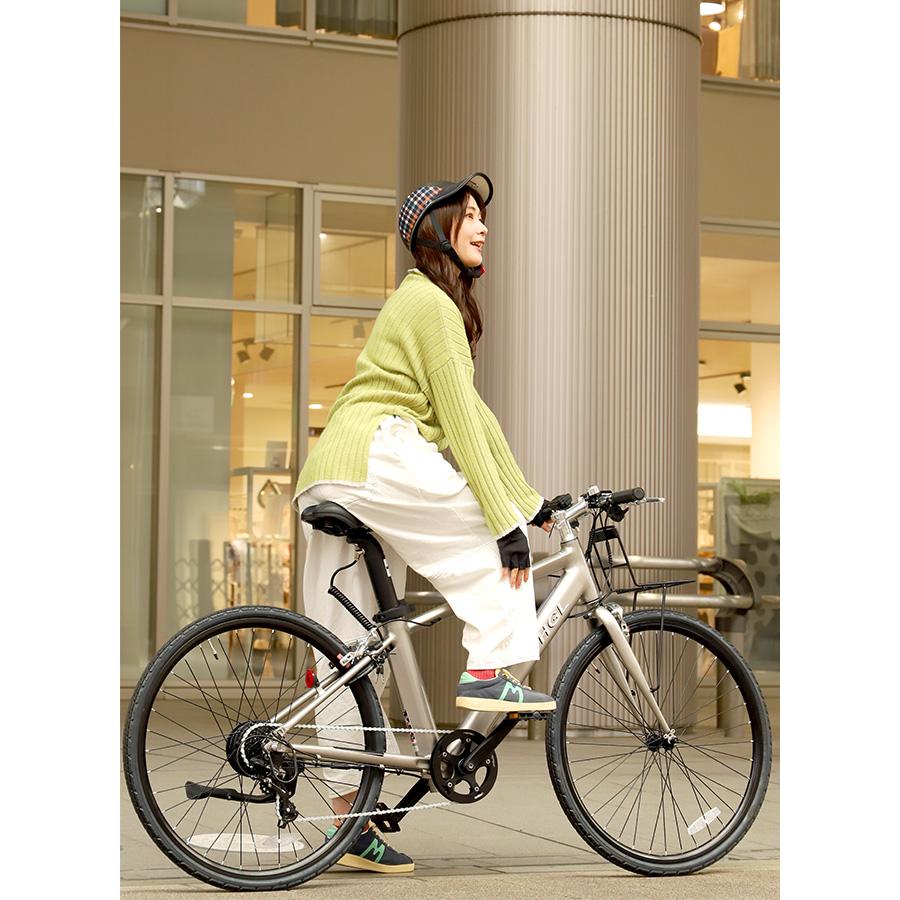 電動アシスト自転車 クロスバイク 【クーポン最終日】 700x38C USB充電