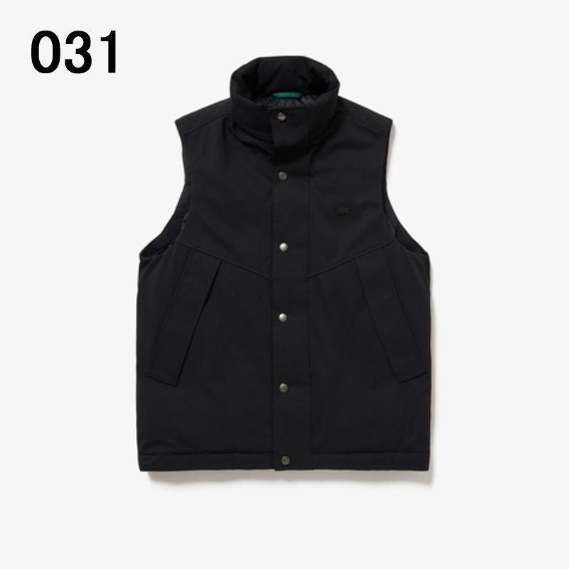 LACOSTE（ラコステ） 耐水透湿ピケダウンベスト BH020J99 031(ブラック