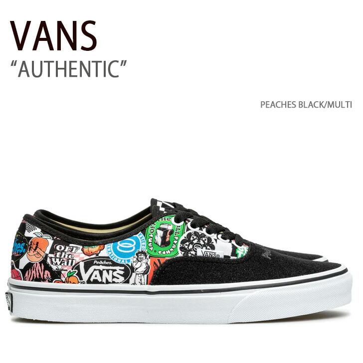 VANS（ヴァンズ） バンズ スニーカー AUTHENTIC PEACHES BLACK MULTI