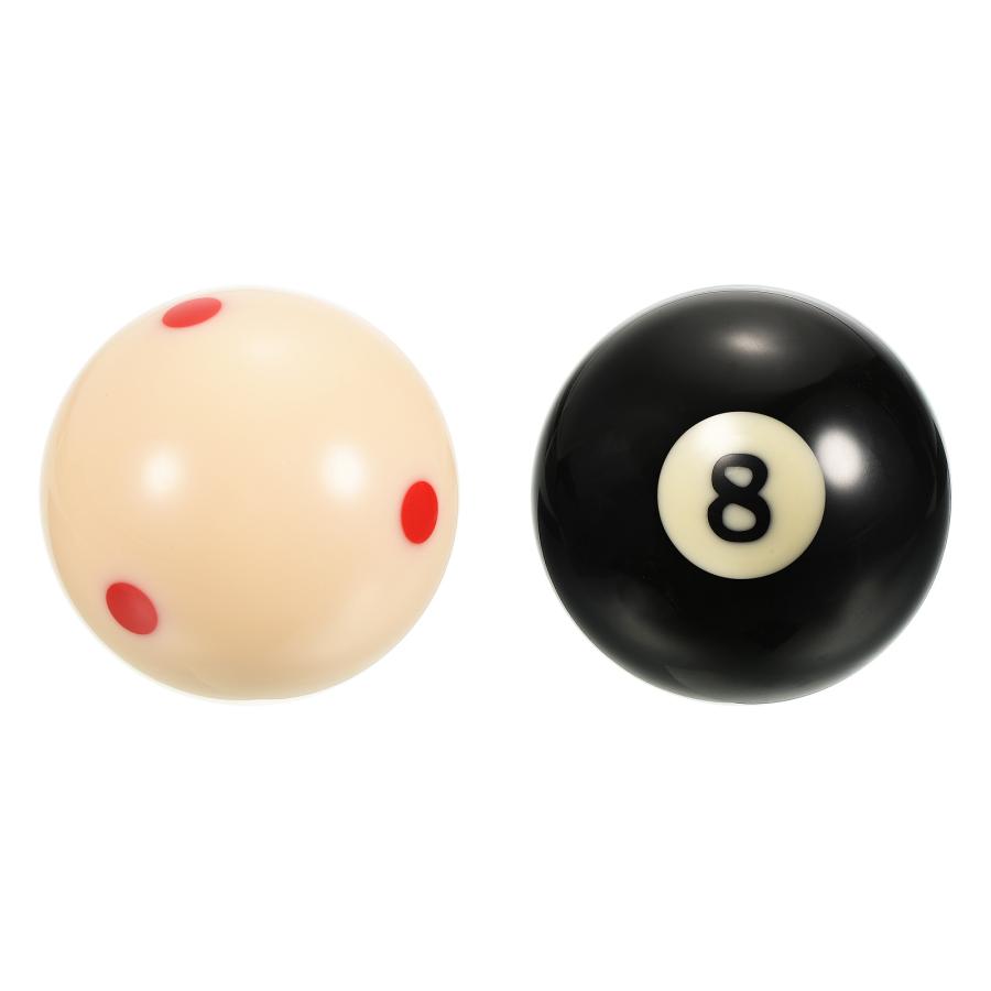 PATIKIL 57mmビリヤードキューボール #8ビリヤードボール 2合1 規制