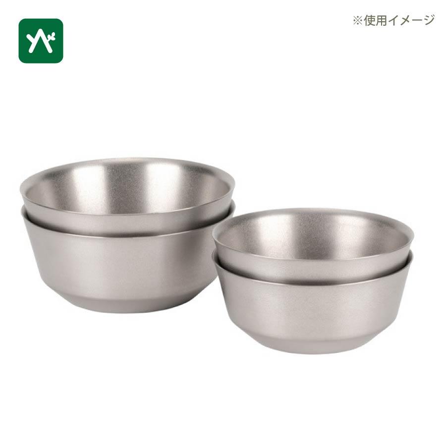 G494 新品未使用 スノーピーク チタンダブルボウル 2個 G494 新品未
