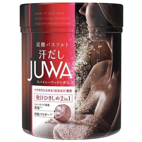 汗だし JUWA スパイシーウッドの香り ( 500g ) バスソルト 海塩 炭酸