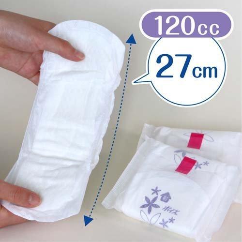 ポイズ 肌ケアパッド 吸水ナプキン 多い時も安心用 (レギュラー)120cc