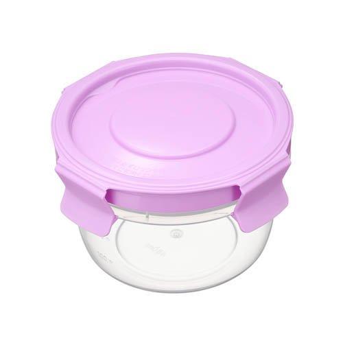パックスタッフ ジャストロック 食品保存容器 丸型 M ( 4個入 ) : 爽快