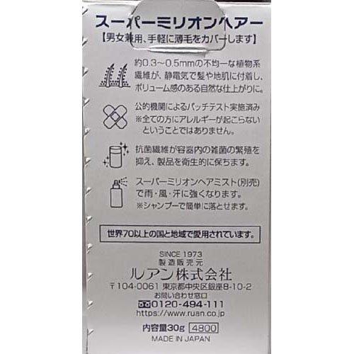 スーパーミリオンヘアー ブラック ( 30g*3個セット )/ スーパー