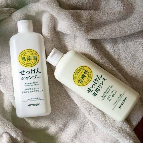 ミヨシ石鹸 無添加せっけん シャンプー リフィル ( 300ml*2コセット