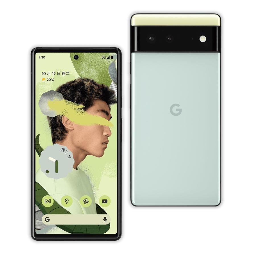 Google Pixel 6 256GB SIMフリーSorta Seafoam ブルー アンドロイド