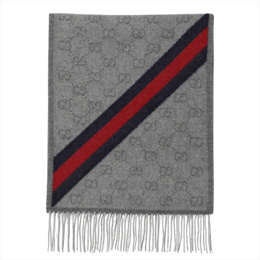 GUCCI（グッチ） マフラー 570603 3G200 1466 LEAD/DARK GREEN GUCCI