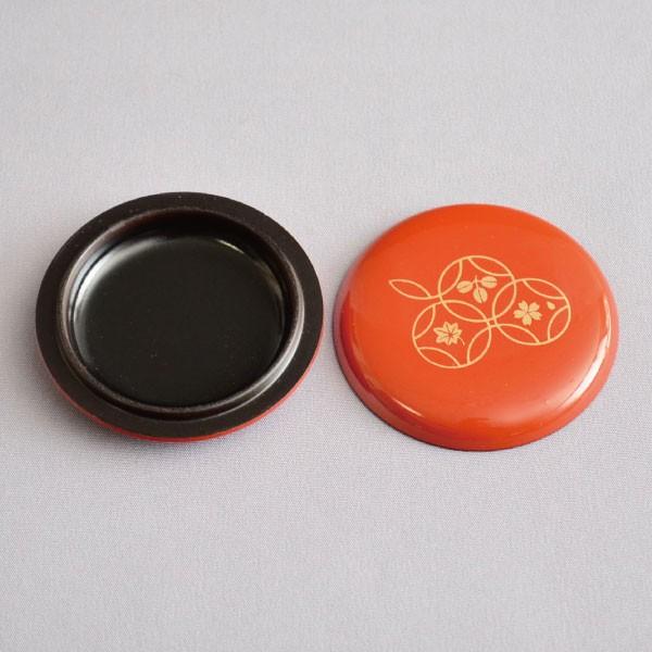 茶箱用棗 茶道具 P.C.製 茶箱用 朱塗七宝蒔絵棗 三点セット : 茶道具