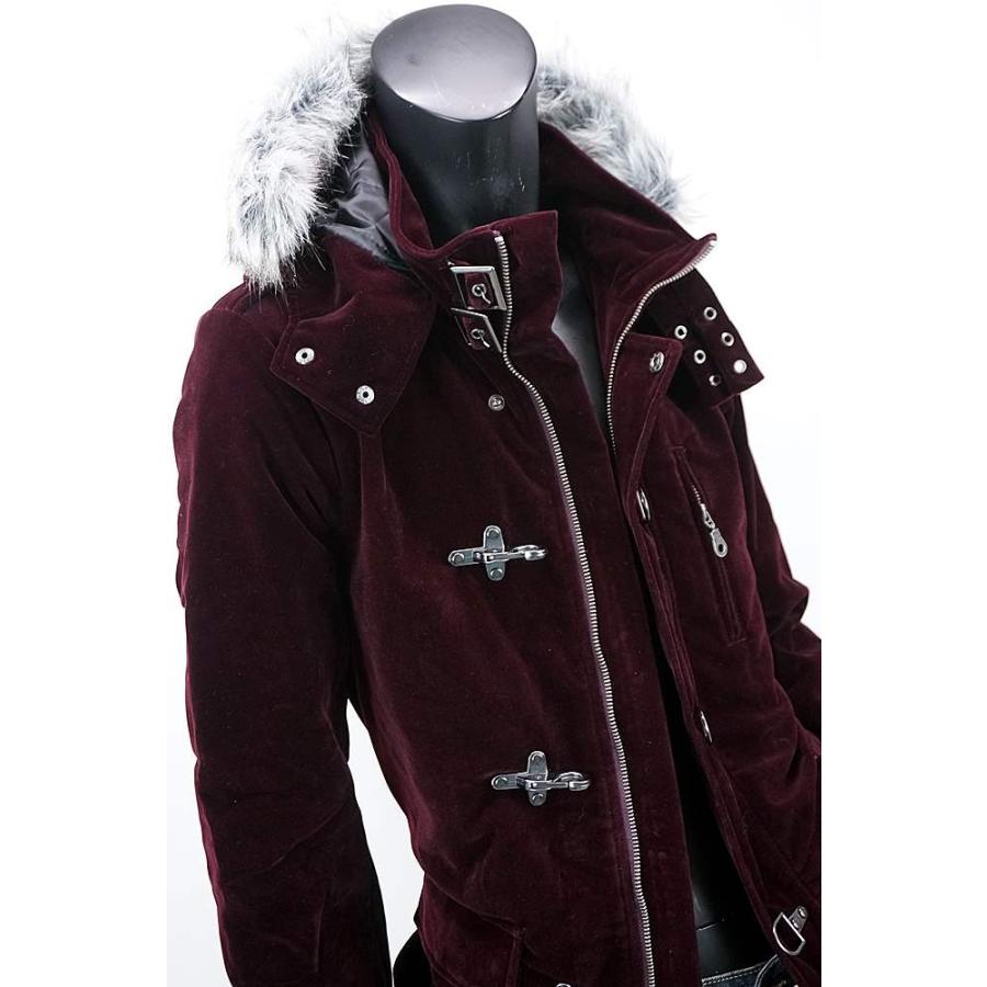 送料無料】 ベロアファイヤーマン コート メンズ ファーコート