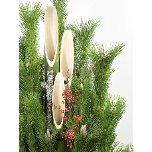 本格 門松 「にぎわい」 1.5m （関西向け） 一対2台 本格派 150cm 屋外