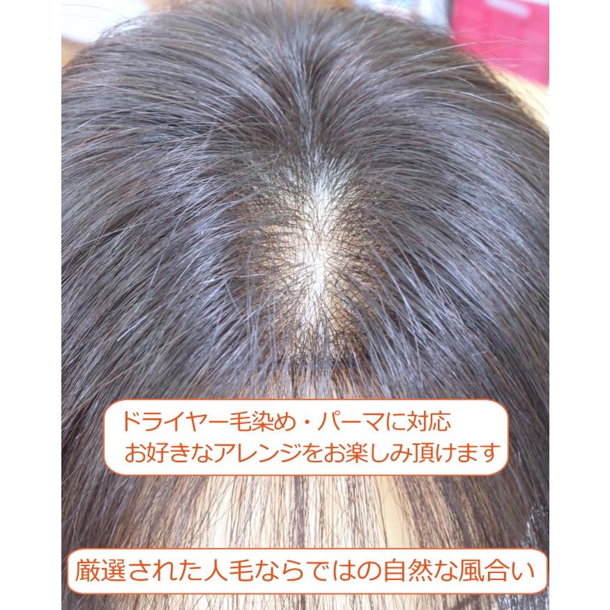 さくら倶楽部 部分ウィッグ 人毛100％ 特殊人工皮膚付き 女性用