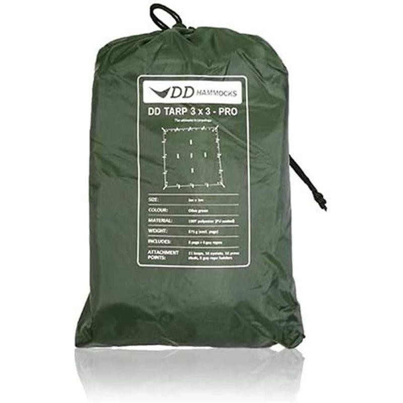 未使用DDタープ DD Tarp 3x3 - PRO(Olive Green) Amazon | DD Hammocks