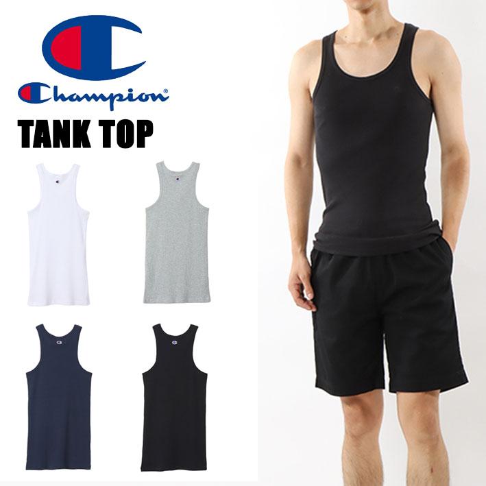 Champion（チャンピオン） ベーシック リブ タンクトップ USA コットン