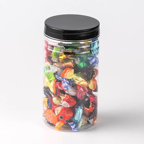 PET85φ×160H」「枚単価 60円×196枚」駄菓子容器 駄菓子屋 容器 駄菓子