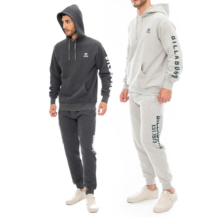 BILLABONG（ビラボン） メンズ 裏起毛 スエット パーカー パンツ