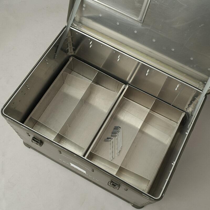 ドイツ軍 A20 アルミボックス ZARGES オリーブ 80×60×50cm USED