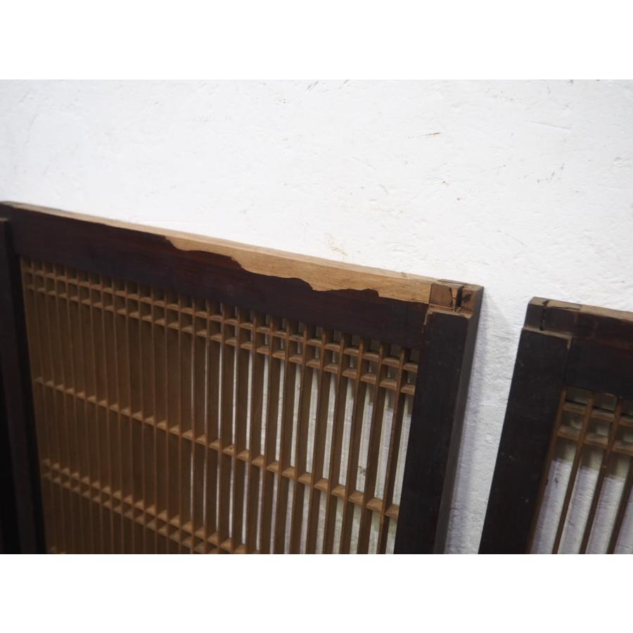 タL0145◇5枚セット◇シンプルな組子細工の書院戸◇建具 引き戸 障子戸