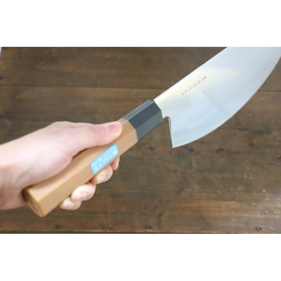 堺 孝行 モリブデン鋼 寿司切り包丁 240mm プラスチック抗菌柄 : 清助