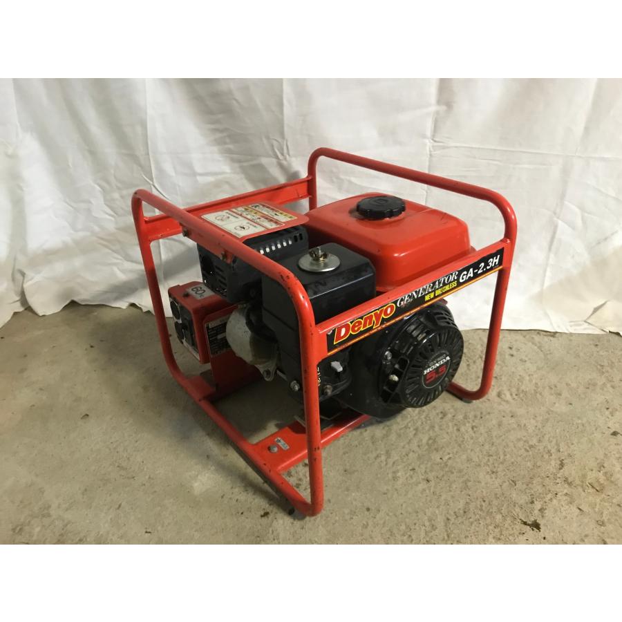 デンヨー 【中古】デンヨー エンジン発電機 GA-2.3H. 60Hz 動作確認
