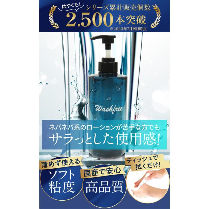ローション 男性用 Lube 500ml ポンプ式 ウォッシュフリー 青色ボトル