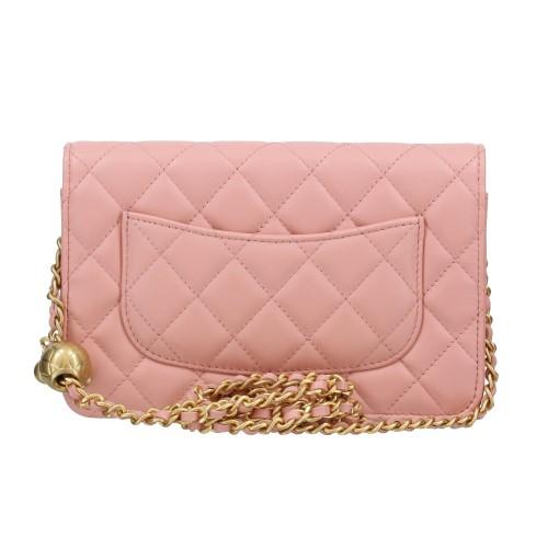 CHANEL（シャネル） チェーンウォレット レディース ココマーク ピンク