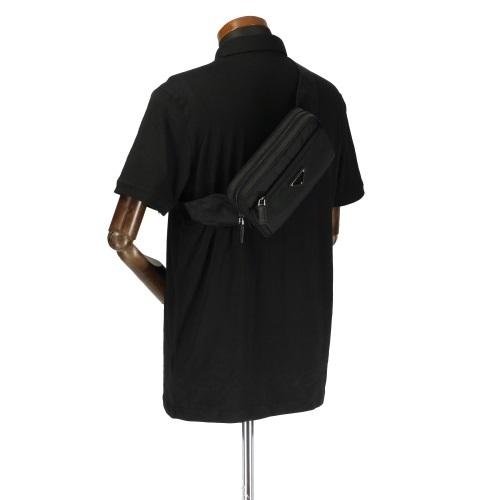 PRADA プラダ ボディバッグ メンズ ブラック 2VL977 V WOO 2DMG F0002