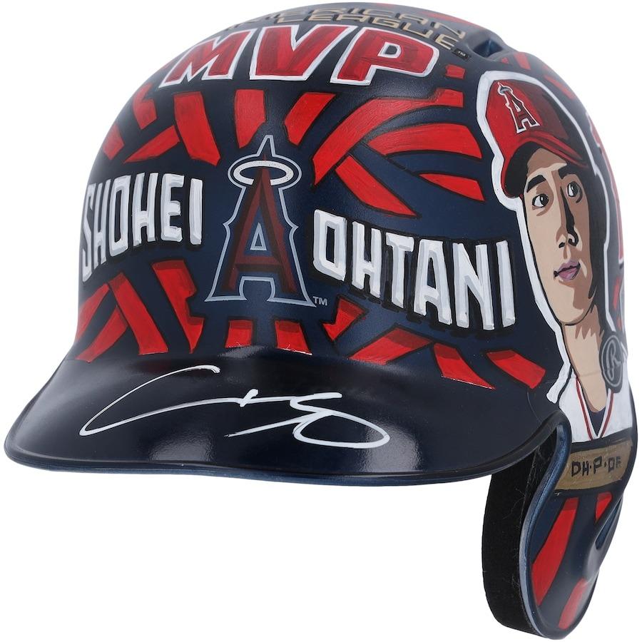 MLB 大谷翔平 エンゼルス 直筆サイン ミニヘルメット 世界7個限定