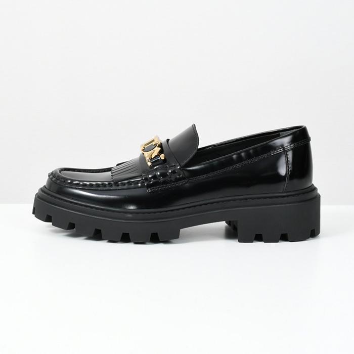 TOD'S（トッズ） 靴 シューズ レザーフリンジローファー