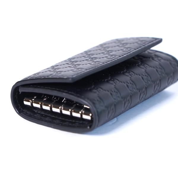 GUCCI（グッチ） キーケース マイクロ GGシマ 6連 ブラック 新品