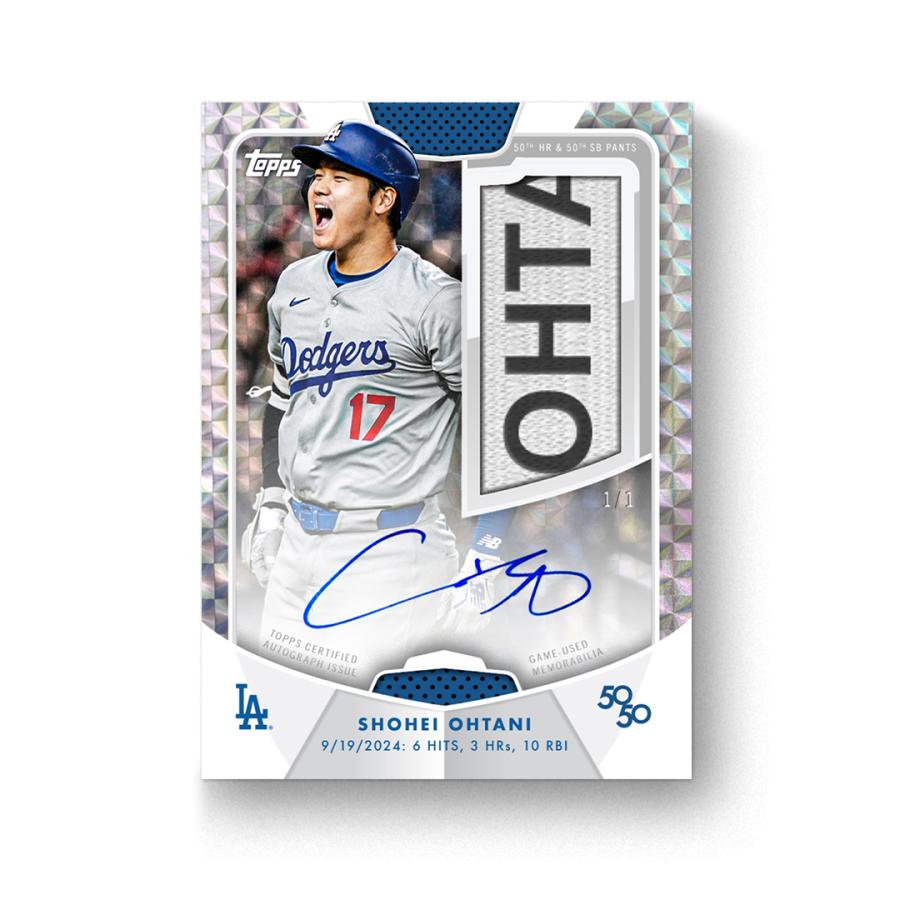 Topps 2024 Topps 50/50: Shohei Ohtani 大谷翔平 10パック入り 未開封