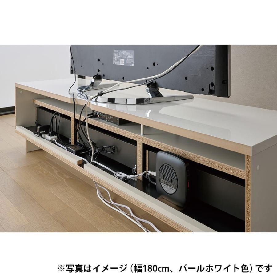 パモウナ ローボード（テレビ台） RD−180 CN セラミカネロ