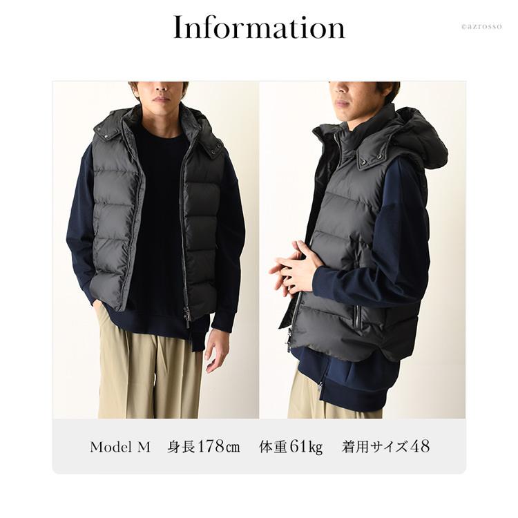 MOORER（ムーレー） ダウンベスト メンズ フード付き アウター ダウン