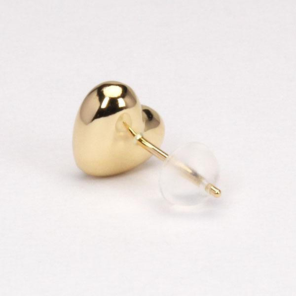 ピアス ハートピアス ゴールドピアス スタッドピアス 18金 k18 18k