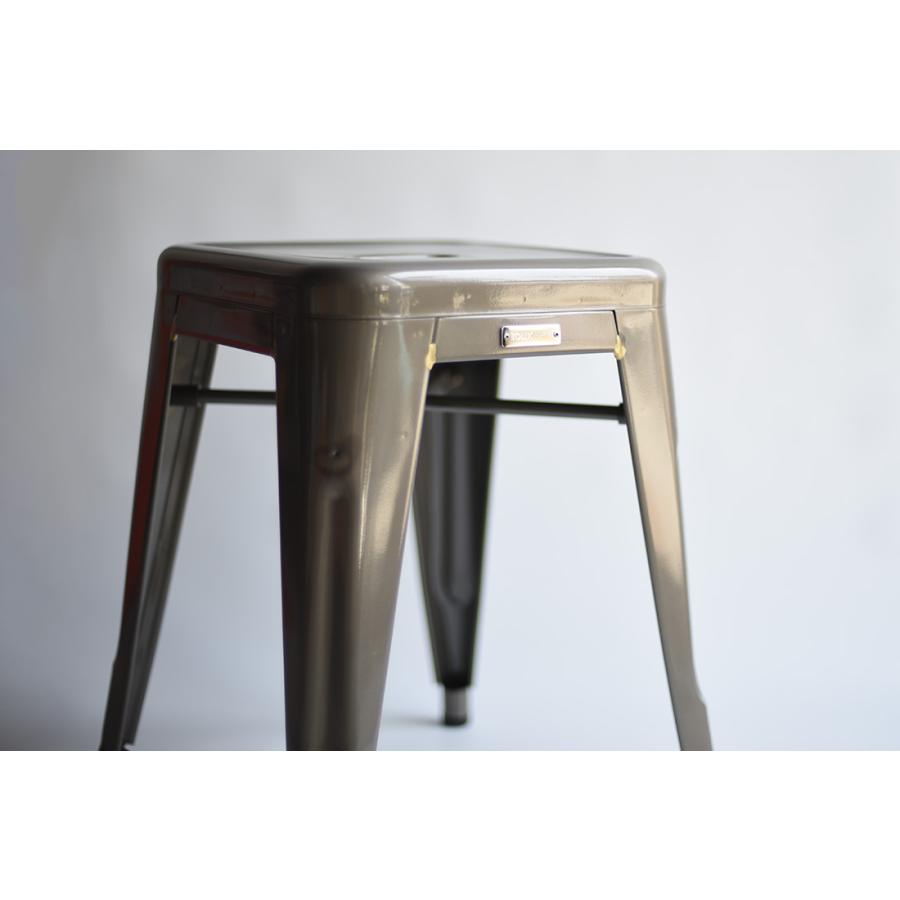 Tolix トリックス H 45 Stool Raw Steel Hスツール ロースチール