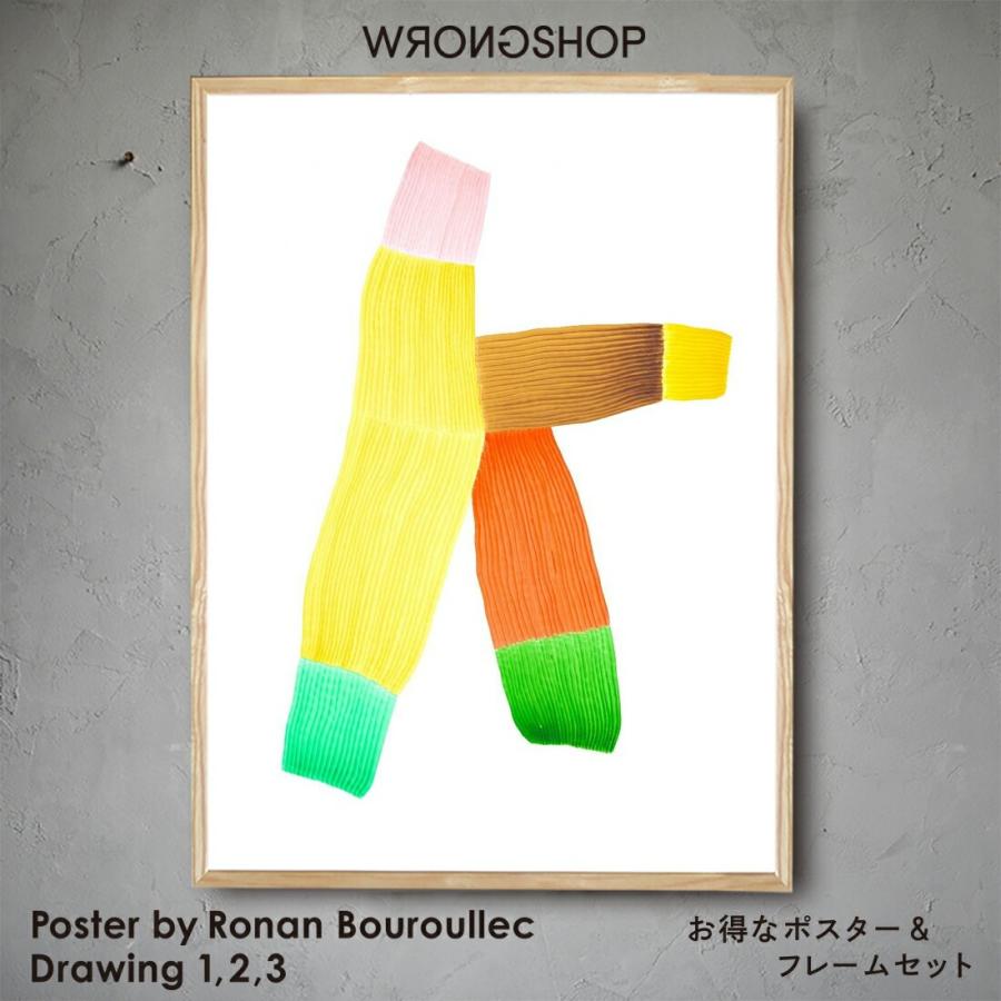 WRONGSHOP ロングショップ ロナン・ブルレック ポスター 特注フレーム