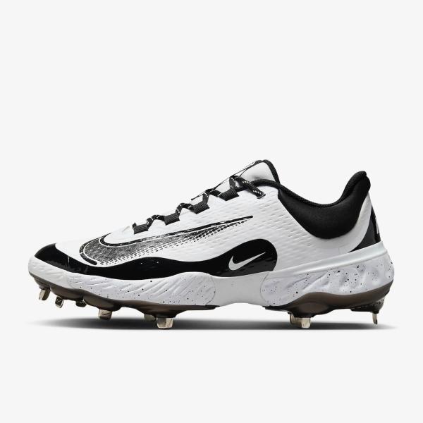 NIKE（ナイキ） NIKE Alpha Huarache Elite 4 Low White/Black