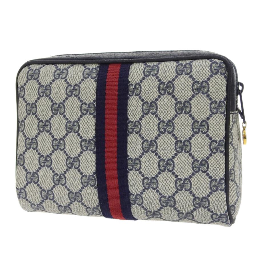 GUCCI（グッチ） シェリーラインオールドグッチ ポーチ 紺 010 378 箱