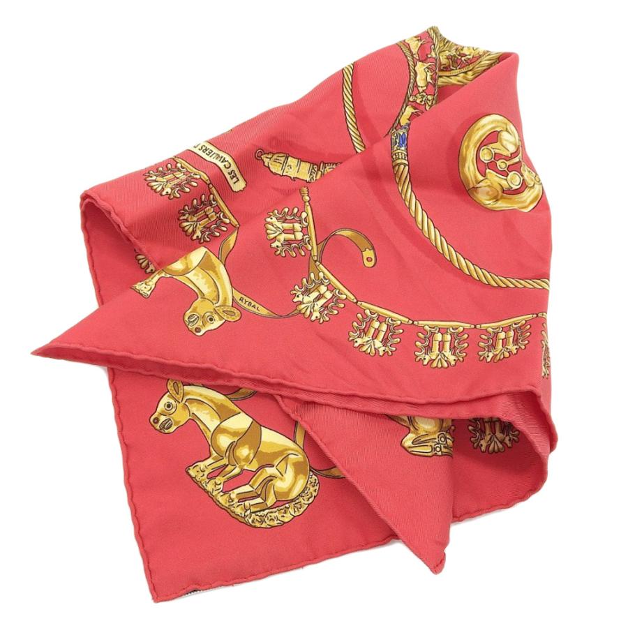 HERMES（エルメス） カレ40 LES CAVALIERS D'OR 黄金の騎士 スカーフ
